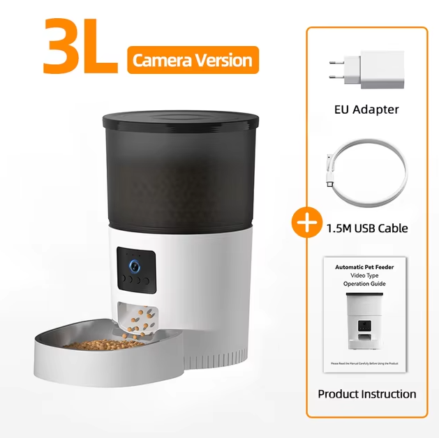 Smart Automatic Pet Feeder with Camera