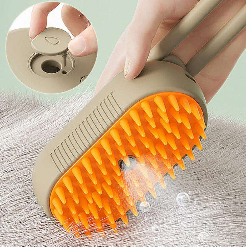 3 in 1 Electric Spray Grooming Brush