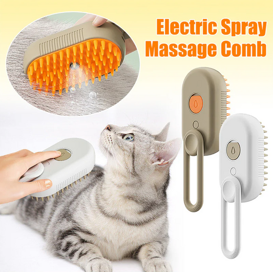 3 in 1 Electric Spray Grooming Brush